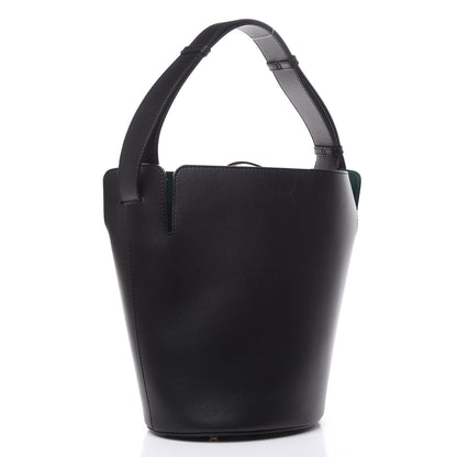 Burberry Supple Calfskin Medium Bucket Black 4 of 15