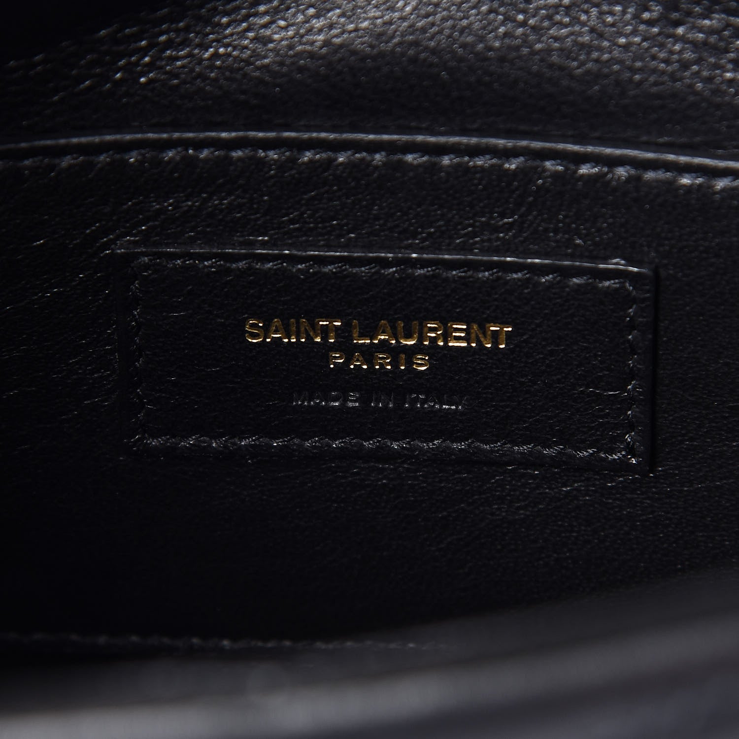Saint Laurent Lambskin Matelasse Chevron Monogram Small Sulpice Bag Black 7 of 11