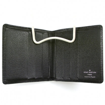 Louis Vuitton Epi Billfold Wallet 6 Cards Slots Bills Black 6 of 8