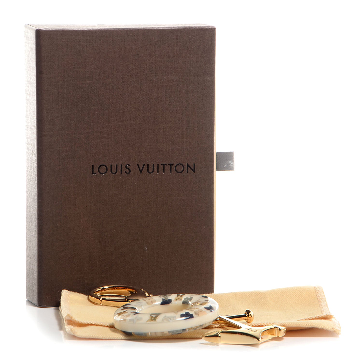 Louis Vuitton Marina Key Holder Bag Charm Azur 6 of 6