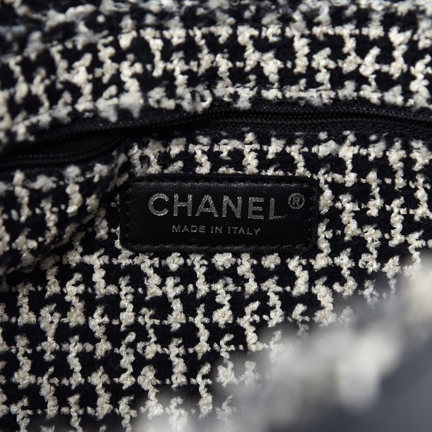 Chanel Tweed Calfskin Tweedy Single Flap Black 12 of 14
