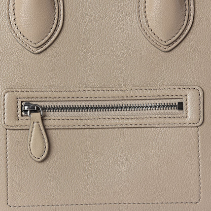Celine Goatskin Mini Luggage Sand 10 of 14