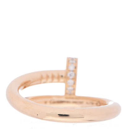 Cartier 18K Yellow Gold Diamond Juste Un Clou Ring 51 5.75 3 of 4