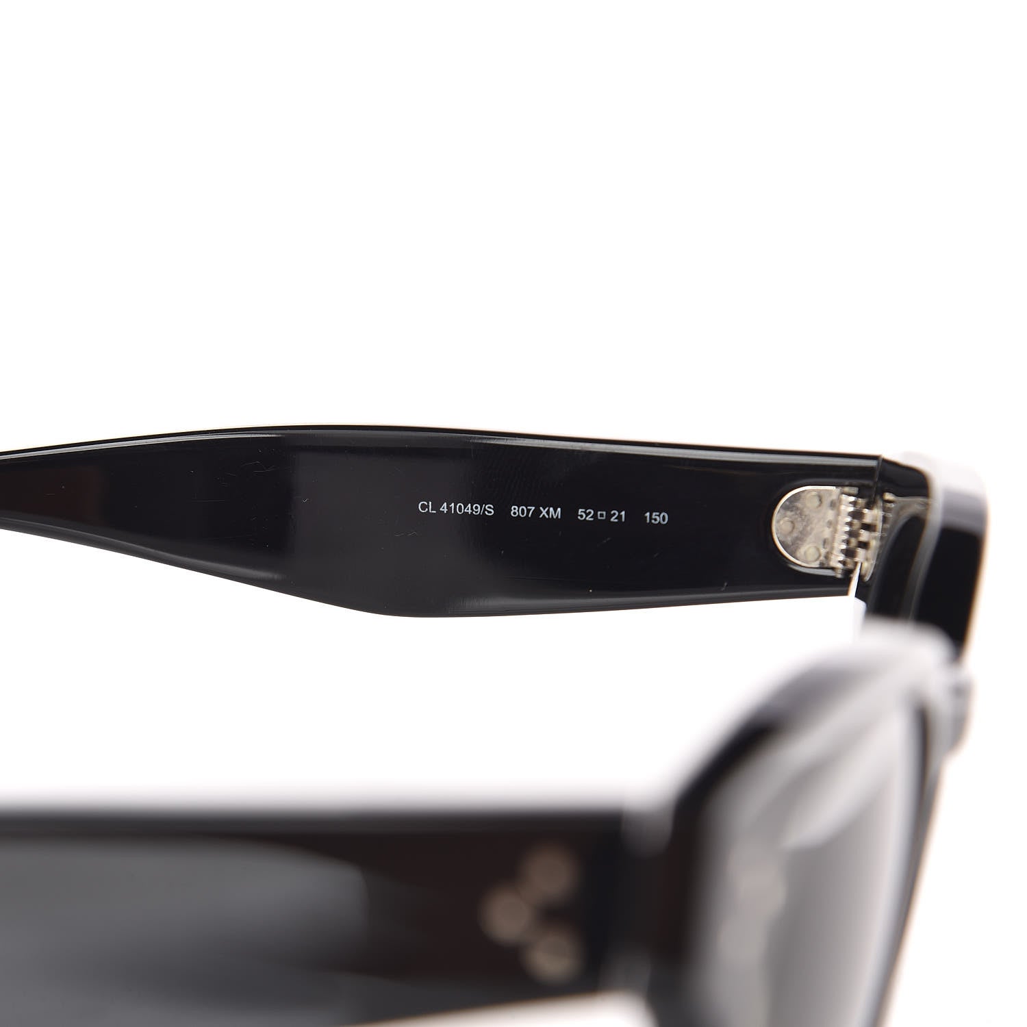 Celine Thin Preppy Sunglasses CL 41049/S Black 5 of 8