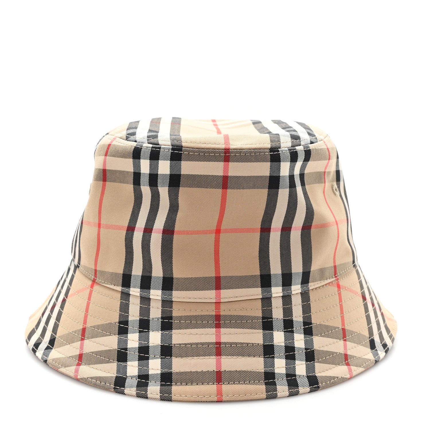 Burberry Technical Cotton Vintage Check Bucket Hat L Archive Beige 3 of 8