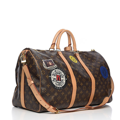 Louis Vuitton Monogram World Tour Keepall Bandouliere 50 2 of 9