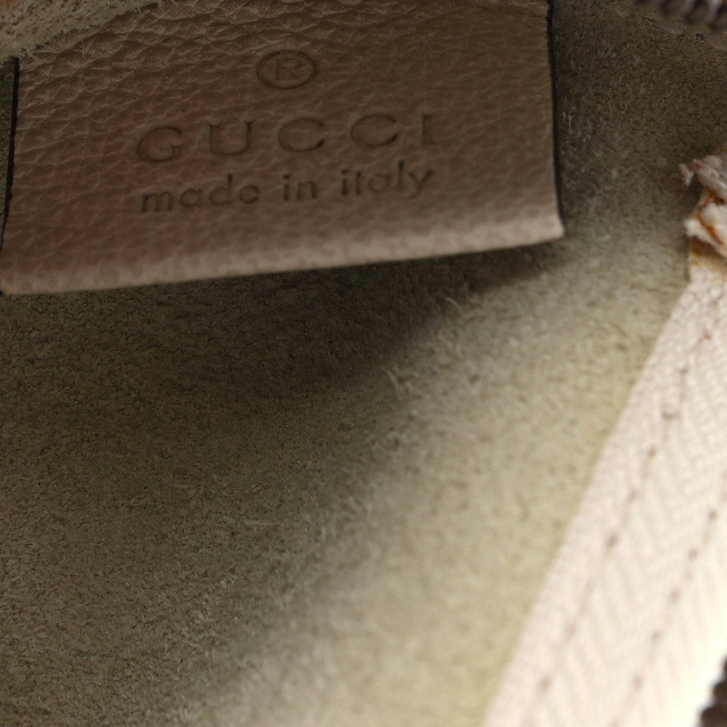 Pebbled Calfskin Large Logo Portfolio Clutch Ivory