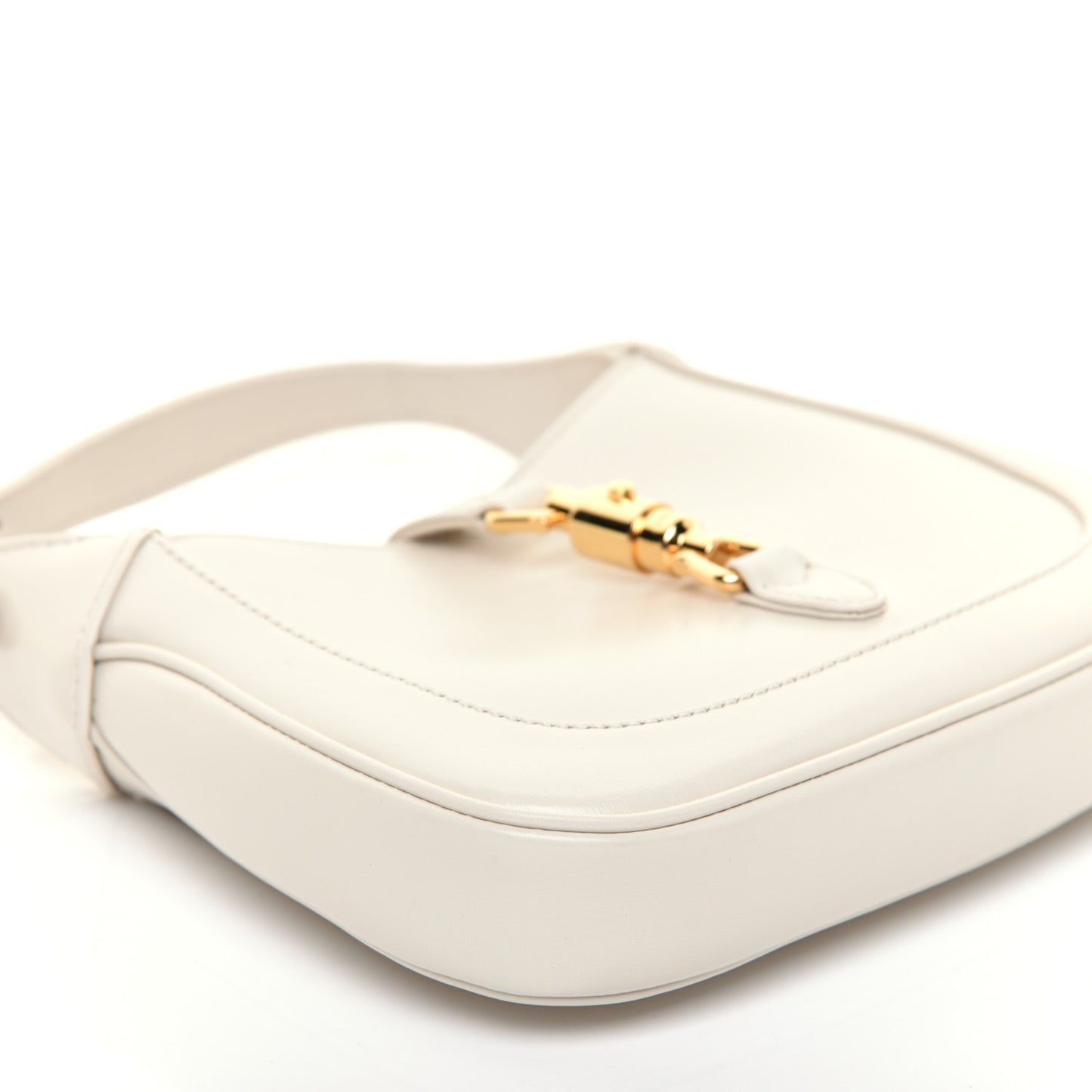 Boarded Dyana Lux Calfskin Mini Jackie 1961 Hobo Mystic White