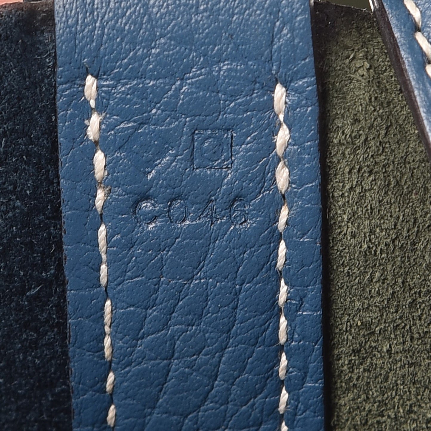 Taurillon Clemence Picotin Lock 26 GM Blue Jean Canopee