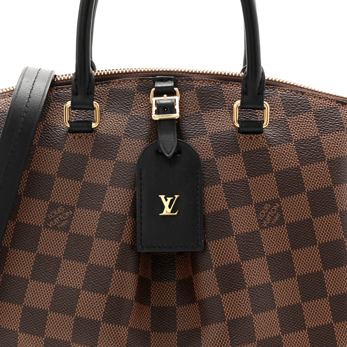 Damier Ebene Odeon Tote PM Black