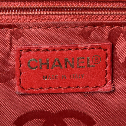 Chanel Caviar CC Drawstring Shoulder Bag Red 9 of 13