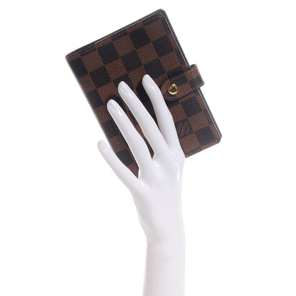 Louis Vuitton Damier Ebene Small Ring Agenda Cover 2 of 7