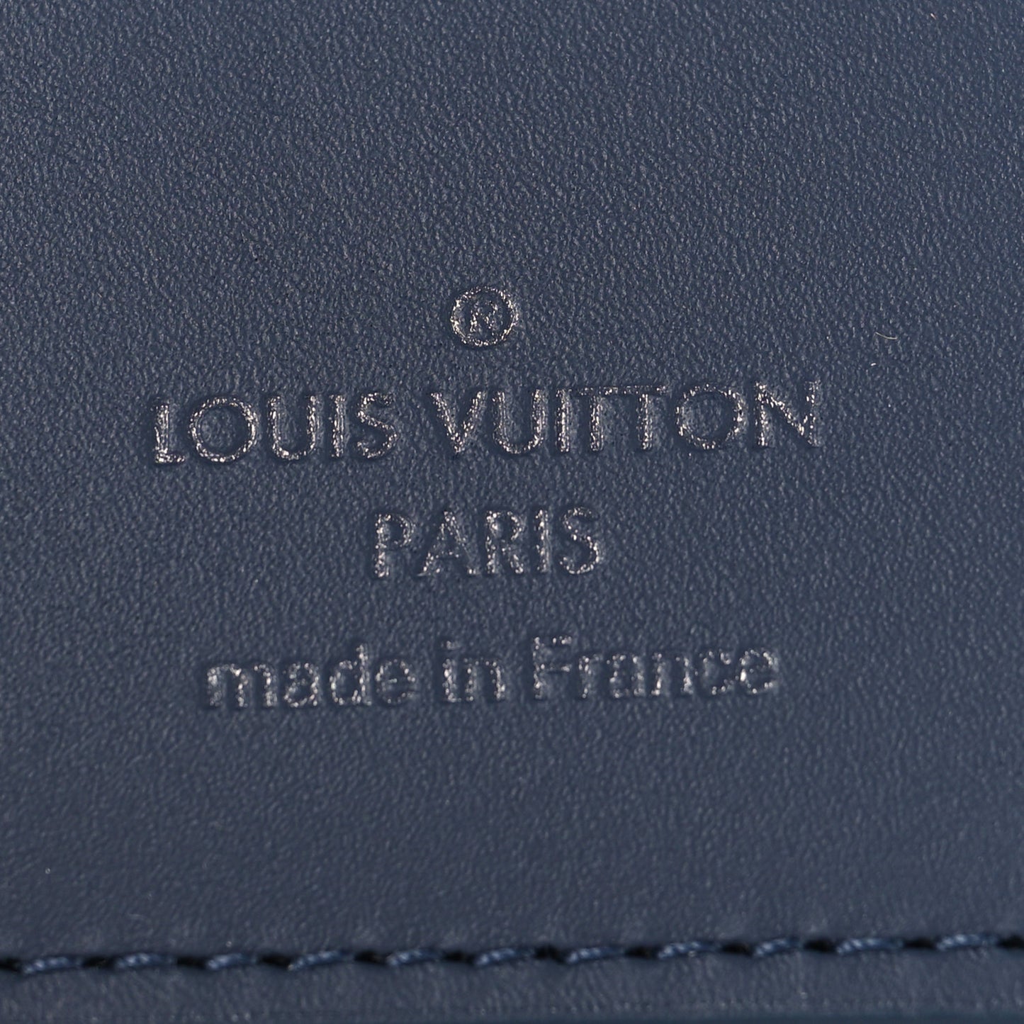 Calfskin Monogram Shadow Pocket Organizer Blue