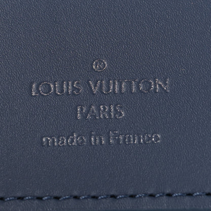 Louis Vuitton Calfskin Monogram Shadow Pocket Organizer Blue 6 of 7