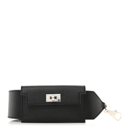 Hermes Swift Epsom Pocket Kelly Shoulder Strap Black 1 of 6