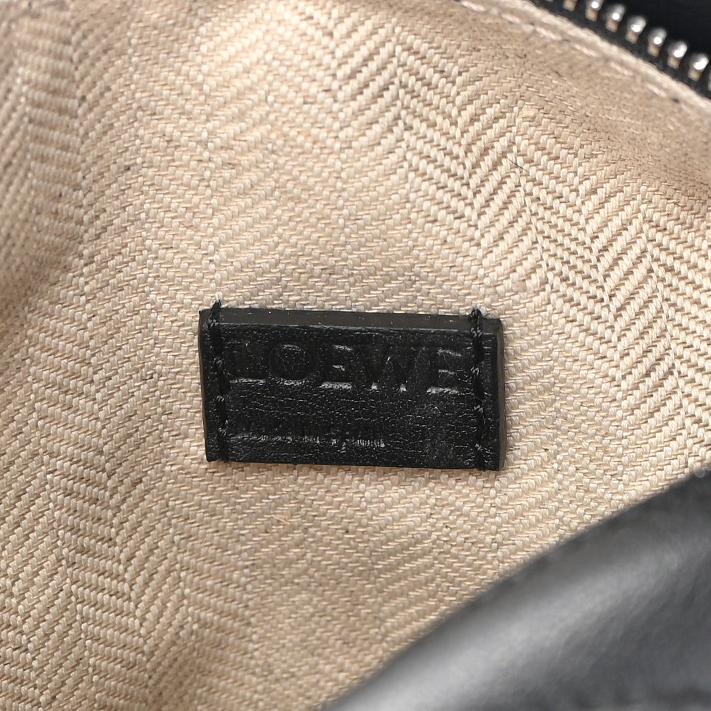 Calfskin Mini Puzzle Bag Black