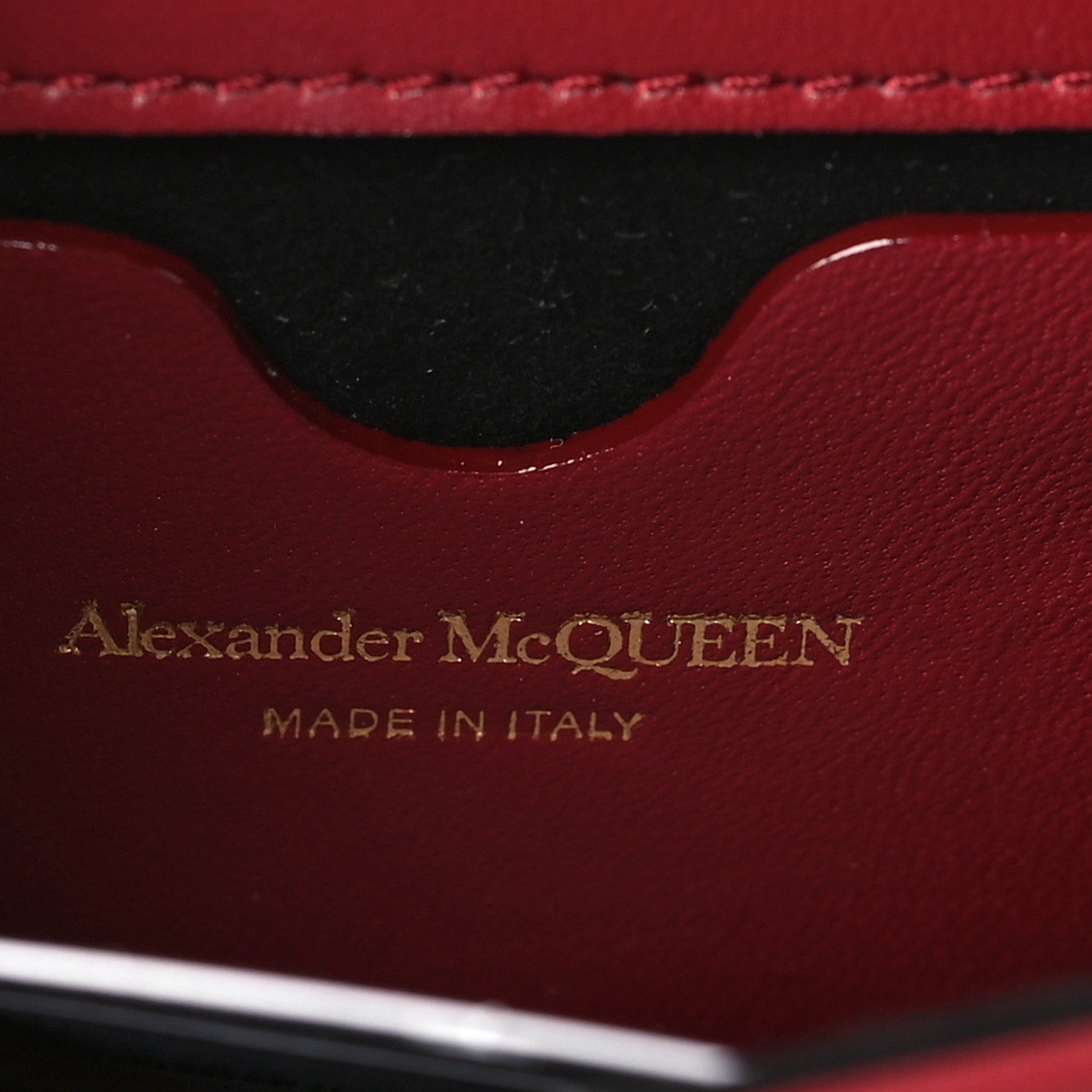 Alexander McQueen Lambskin Quilted Knuckle Shoulder Bag Red 6 of 10