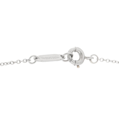 Tiffany Platinum Diamond Legacy Pear Drop Pendant Necklace 4 of 7