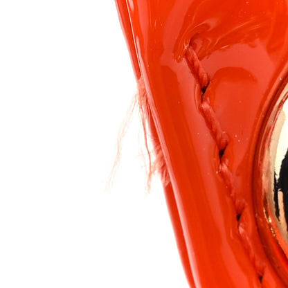 Christian Dior Patent Cannage Mini Lady Dior Orange 11 of 11