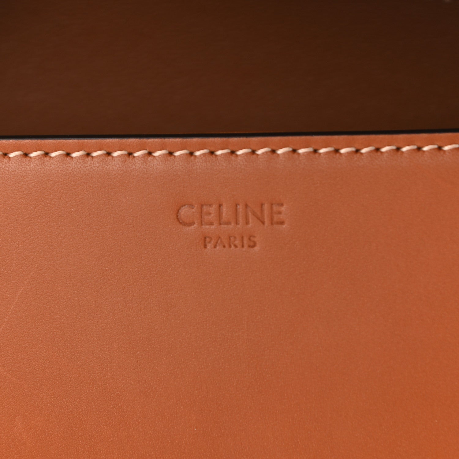 Celine Natural Calfskin Triomphe Shoulder Bag Tan 7 of 10