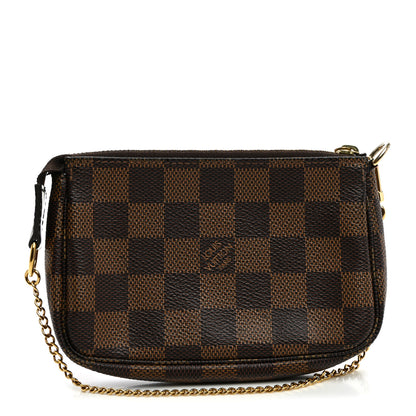 Louis Vuitton Damier Ebene Mini Pochette Accessories 1 of 7