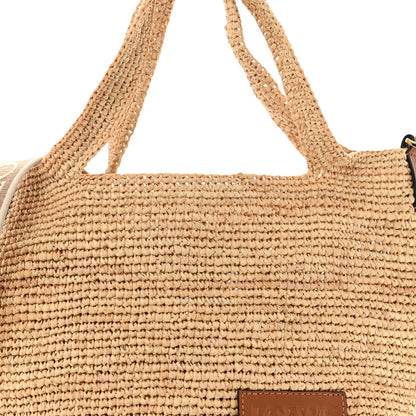 Loewe Raffia Mini Slit Tote Bag Natural Tan 8 of 12