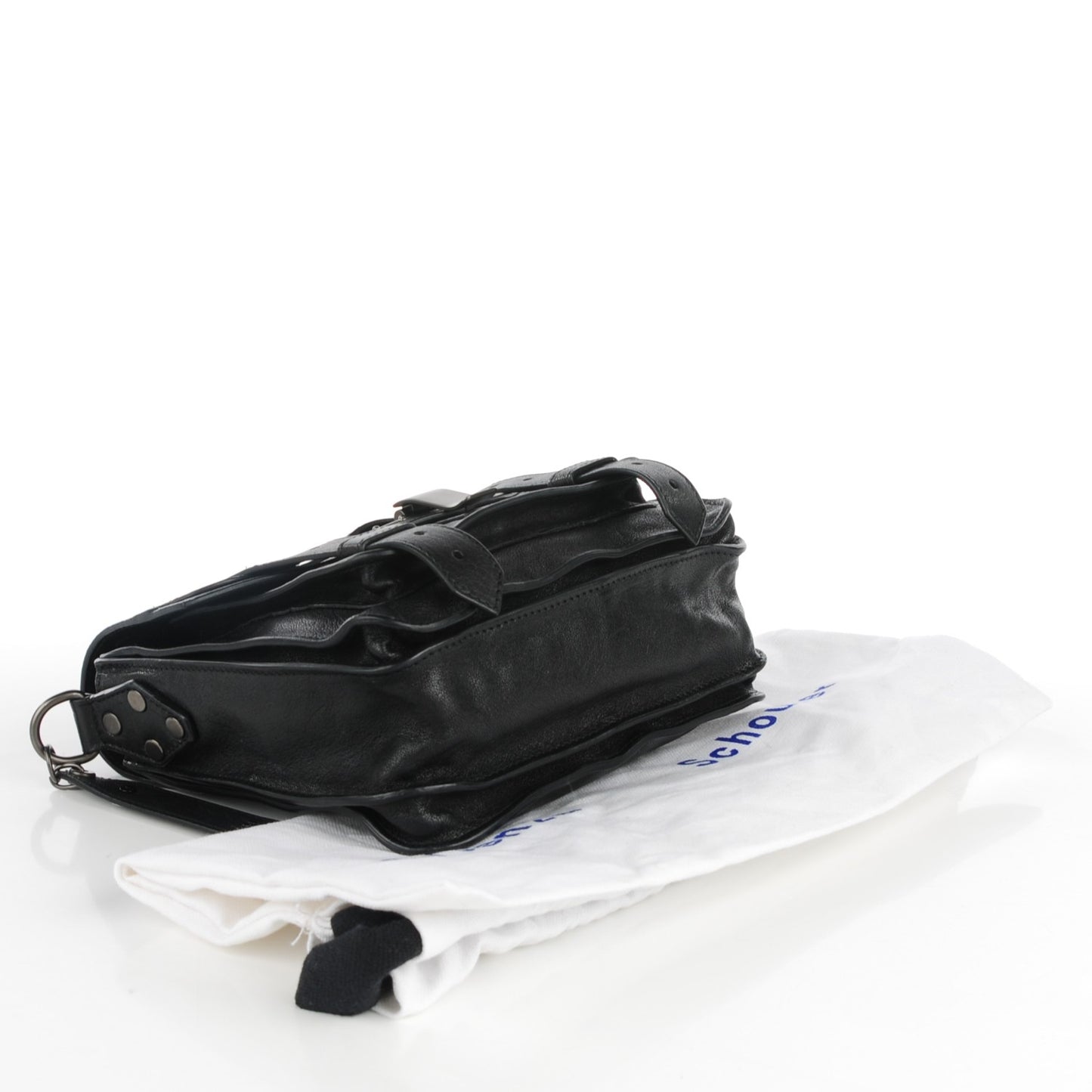 Lambskin PS1 Pouch Messenger Black