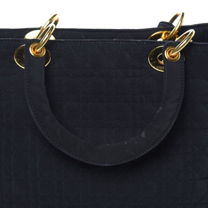 Christian Dior Nylon Cannage Large Lady Dior Black 14 of 16
