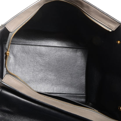 Celine Calfskin Suede Large Trapeze Smoke 5 of 9
