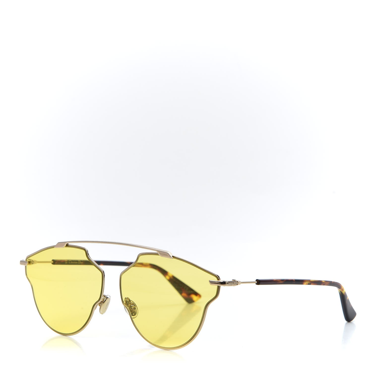 Christian Dior So Real Pop Sunglasses Yellow 1 of 7