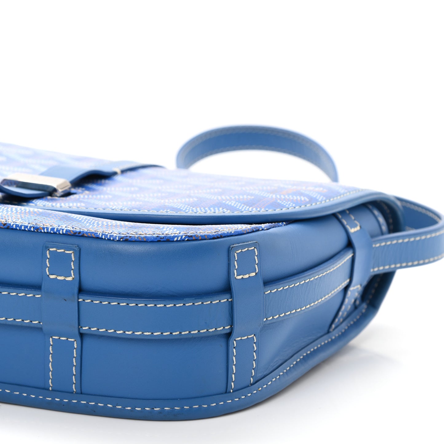 Goyardine Belvedere II PM Messenger Bag Sky Blue