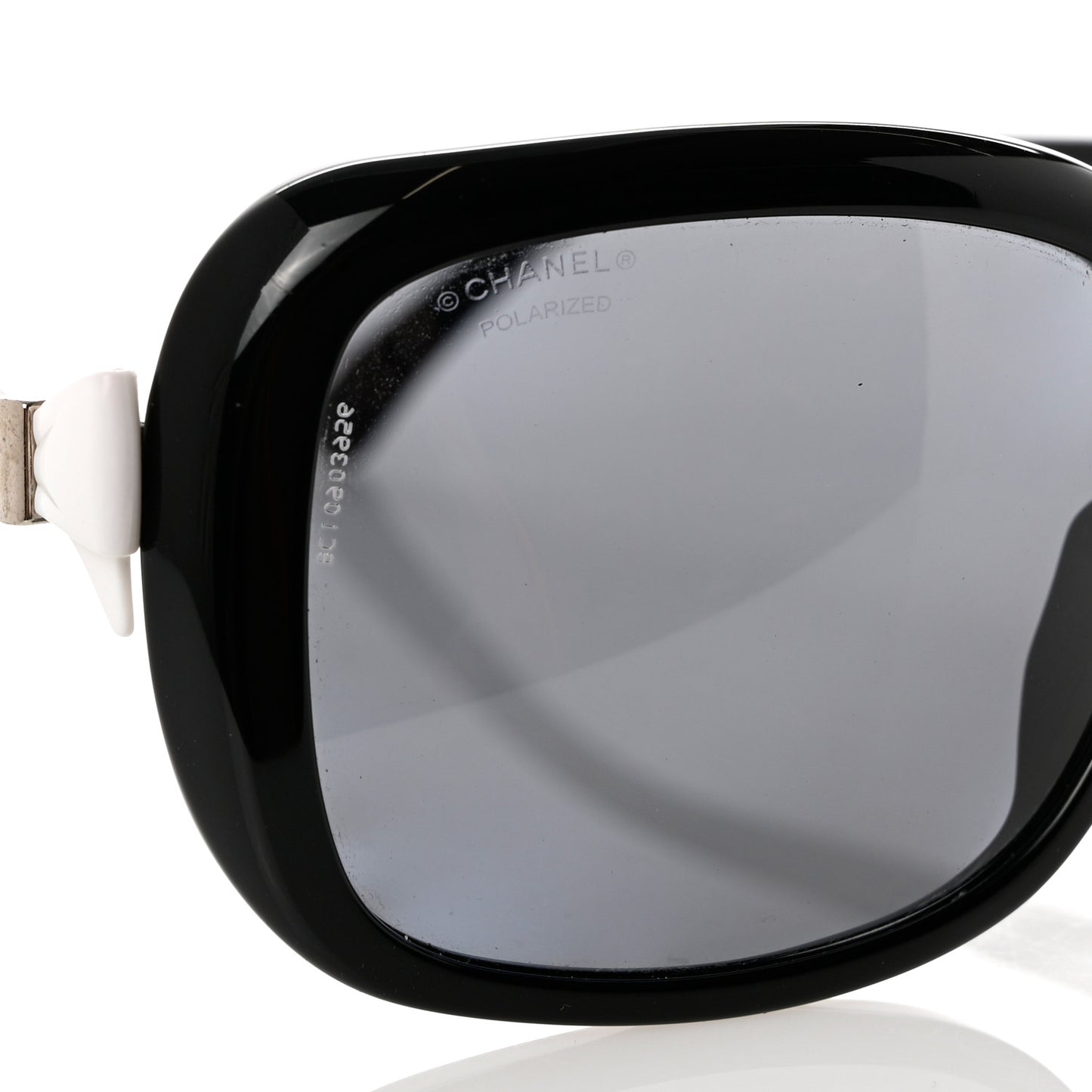 Acetate CC Bow Sunglasses 5171 Black White