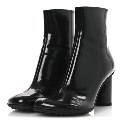Bottega Veneta Patent Lambskin Atomic Boots 37 Black 4 of 11