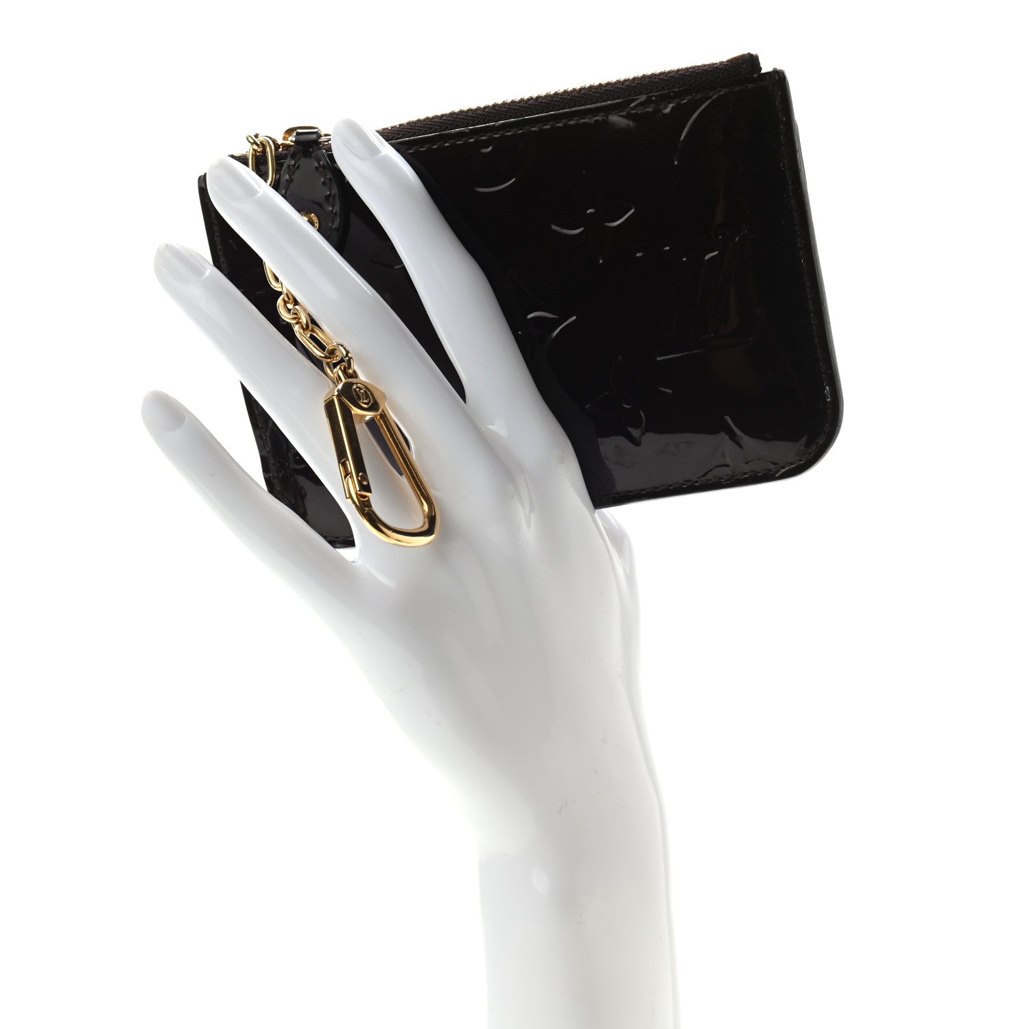 Louis Vuitton Vernis Key Pouch Amarante 2 of 6