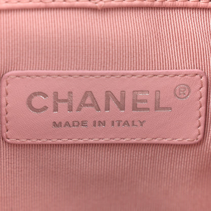Chanel Aged Calfskin Quilted Gabrielle Backpack Light Pink 6 of 10