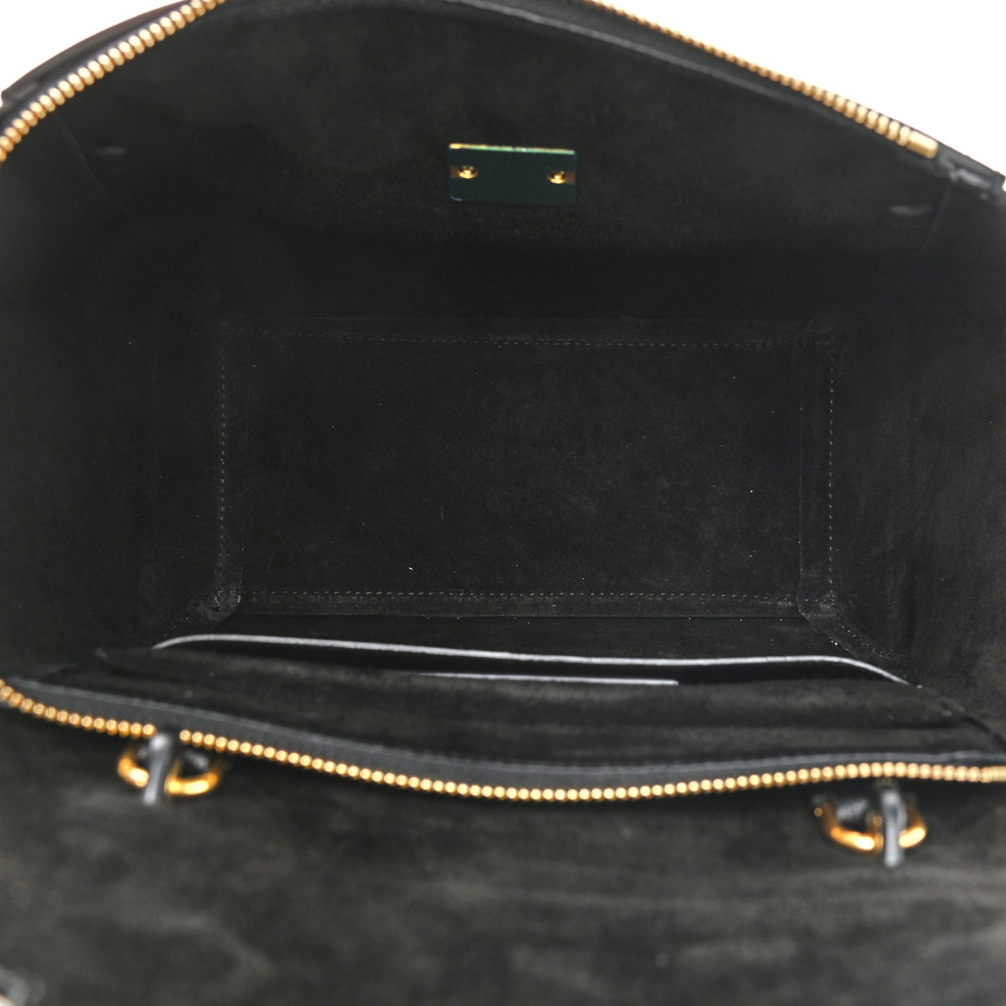 Grained Calfskin Micro Belt Bag Black