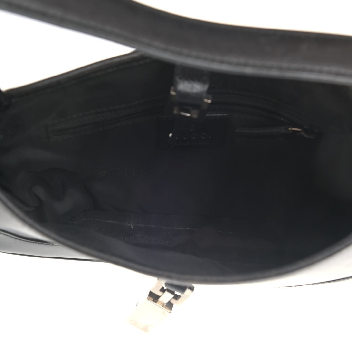 Calfskin Jackie O Hobo Black