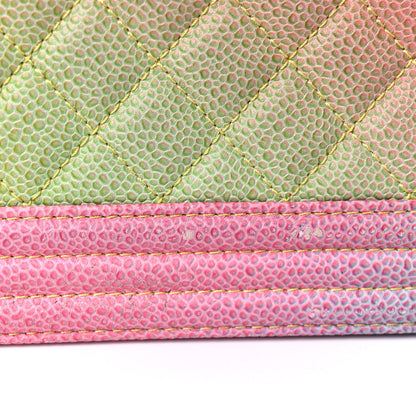 Chanel Caviar Quilted Medium Cuba Rainbow Boy Flap Multicolor 13 of 17