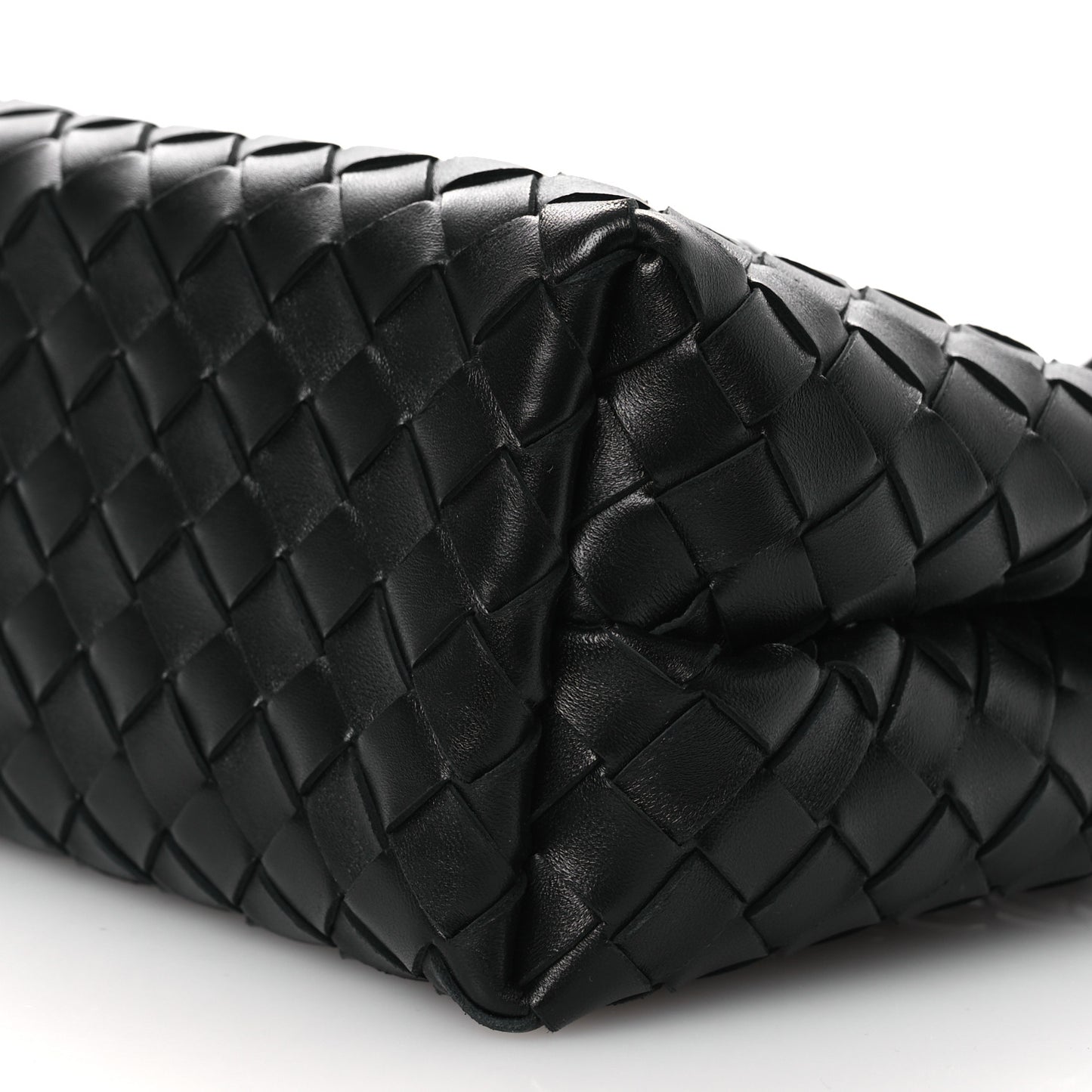 Nappa Intrecciato Small Andiamo Shoulder Bag Black