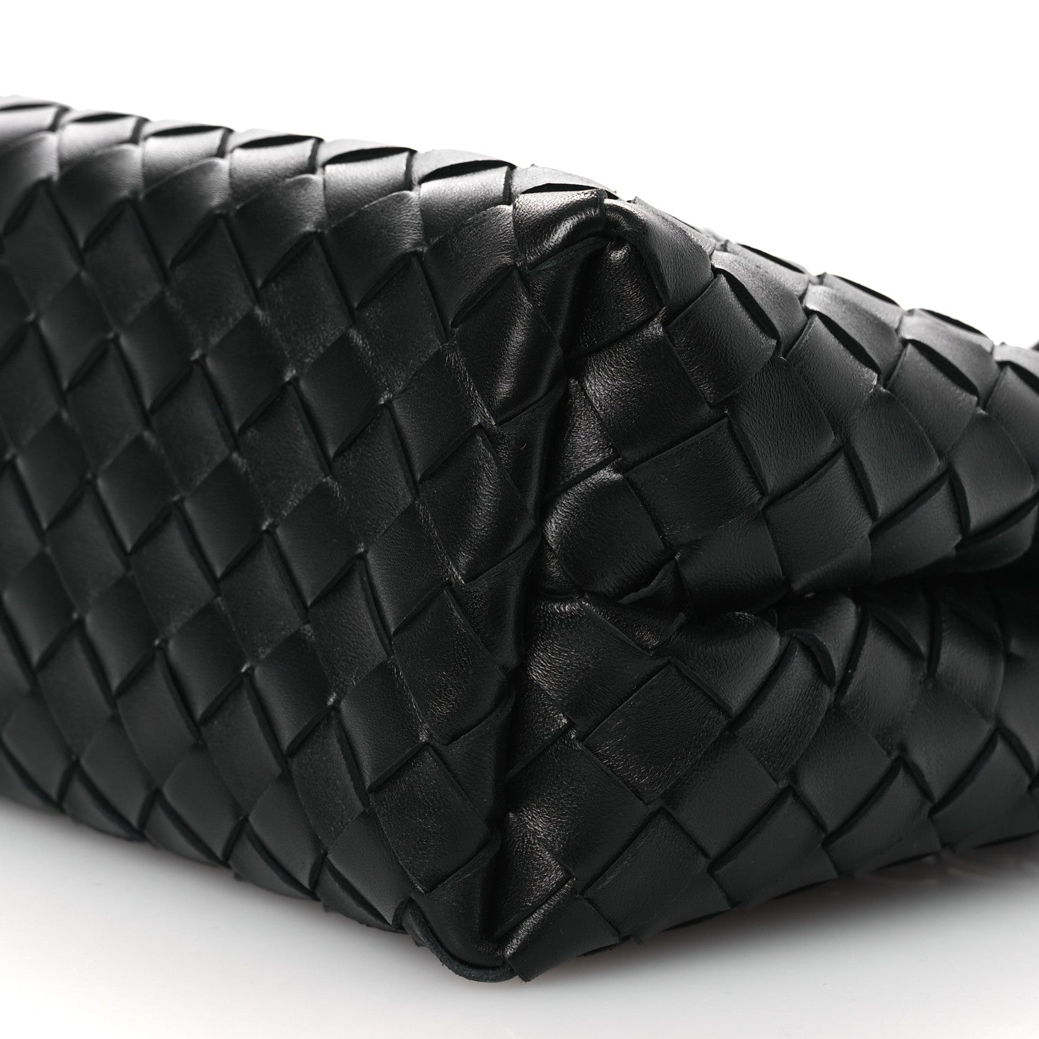Bottega Veneta Nappa Intrecciato Small Andiamo Shoulder Bag Black 9 of 9
