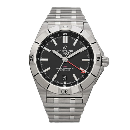 Breitling Stainless Steel 40mm Chronomat GMT Automatic Watch Black A32398101B1A1 1 of 4