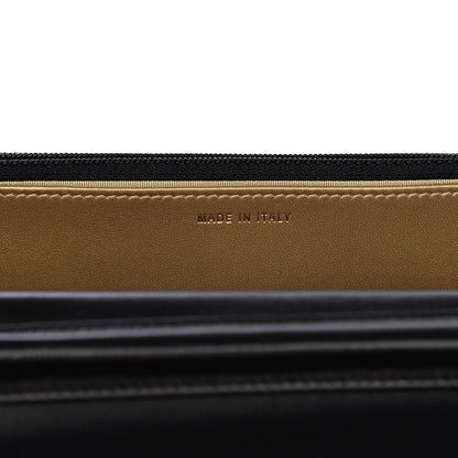 Chanel Lambskin Quilted CC Pearl Crush Wallet on Chain WOC Black 6 of 11