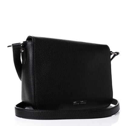 Miu Miu Vitello Phenix Madras Shoulder Bag Black 2 of 6