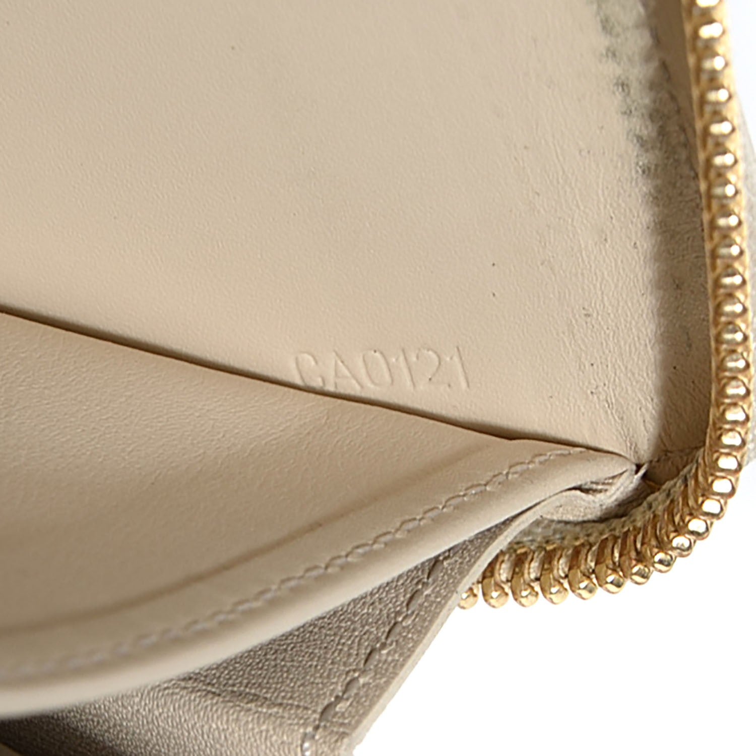 Louis Vuitton Vernis Leopard Zippy Wallet Blanc Corail 7 of 7