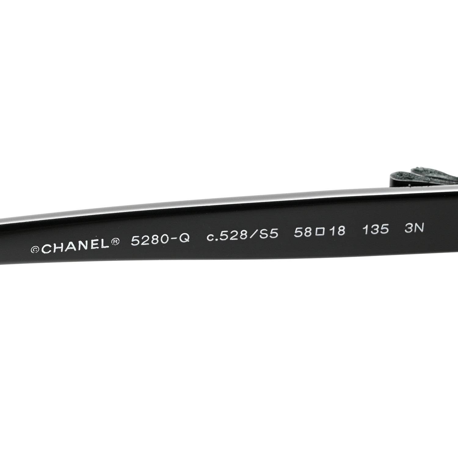 Chanel Acetate CC Bow Sunglasses 5280-Q Beige Black 5 of 9