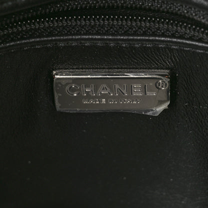 Chanel Sequin Lambskin Small Flap Black Silver 6 of 9