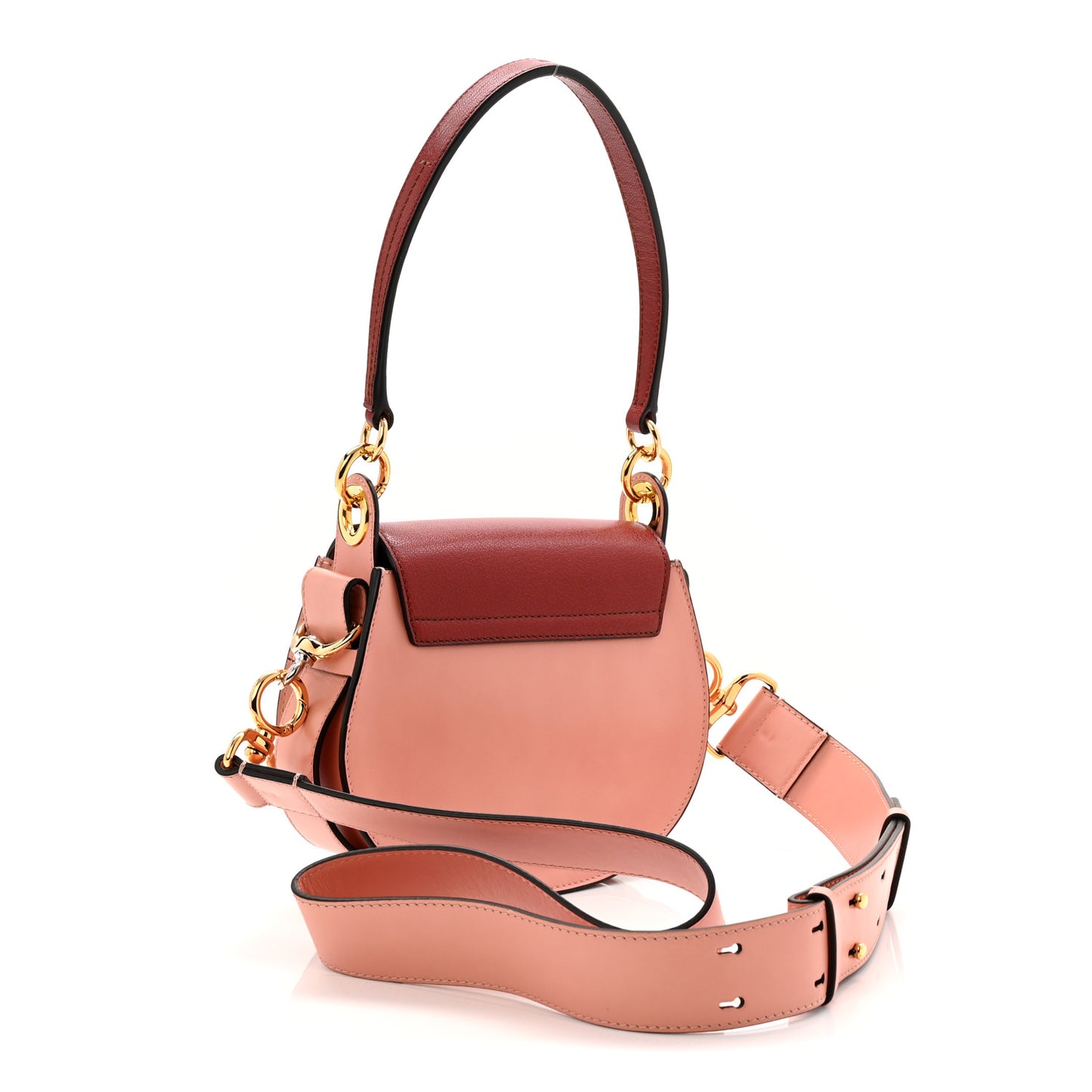 Calfskin Small Tess Bag Sepia Brown
