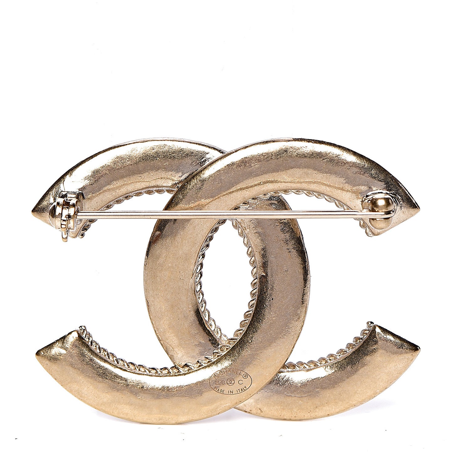 CC Small Brooch Light Gold