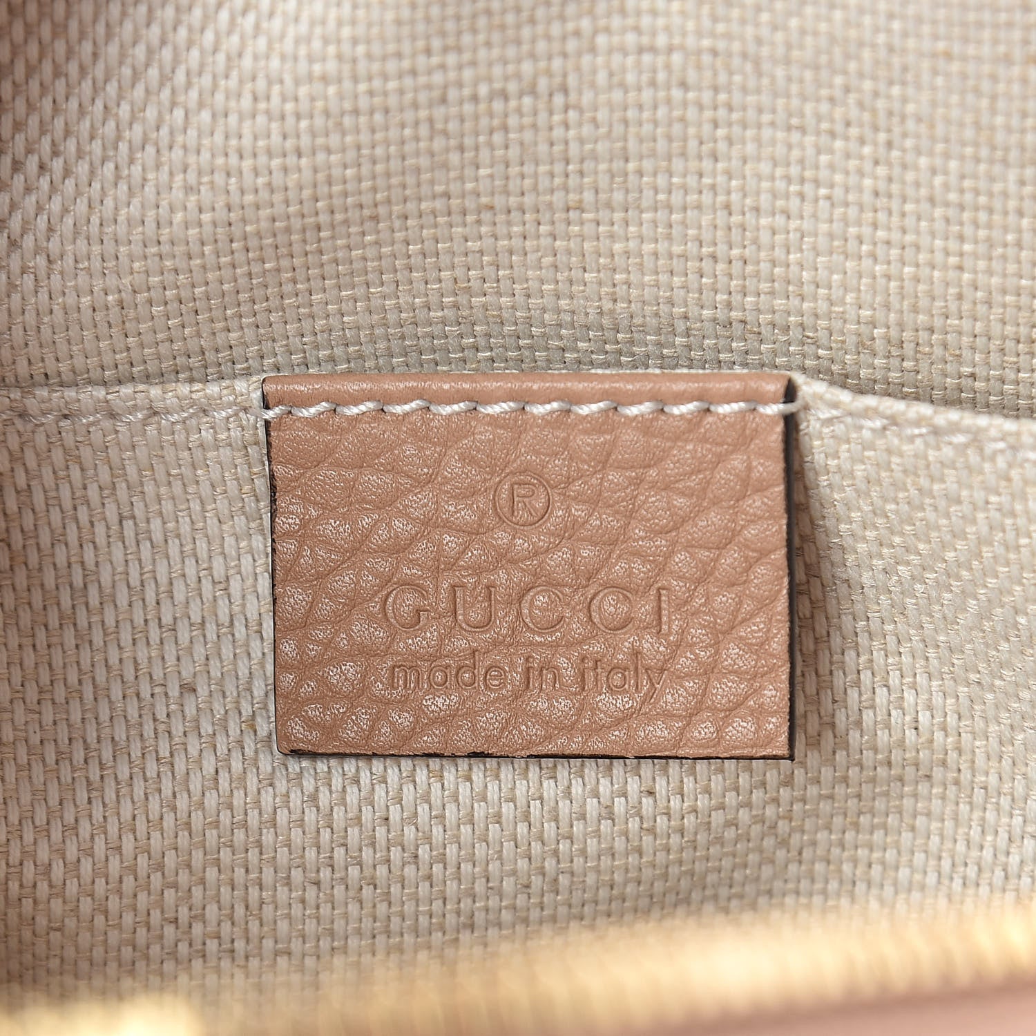 Gucci Pebbled Calfskin Small Soho Disco Bag Camelia 6 of 9