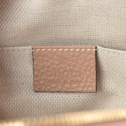 Gucci Pebbled Calfskin Small Soho Disco Bag Camelia 6 of 9